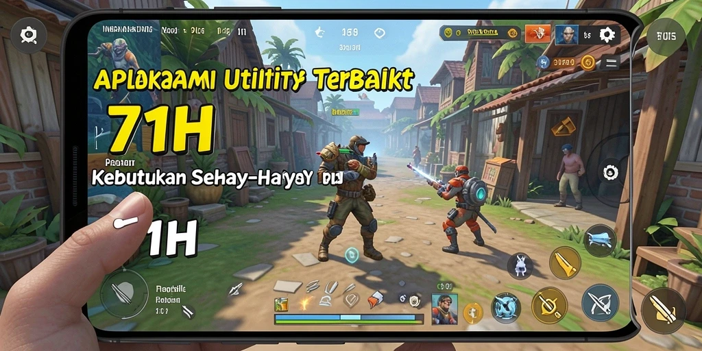 Tampilan antarmuka aplikasi 71H yang intuitif dan menarik.