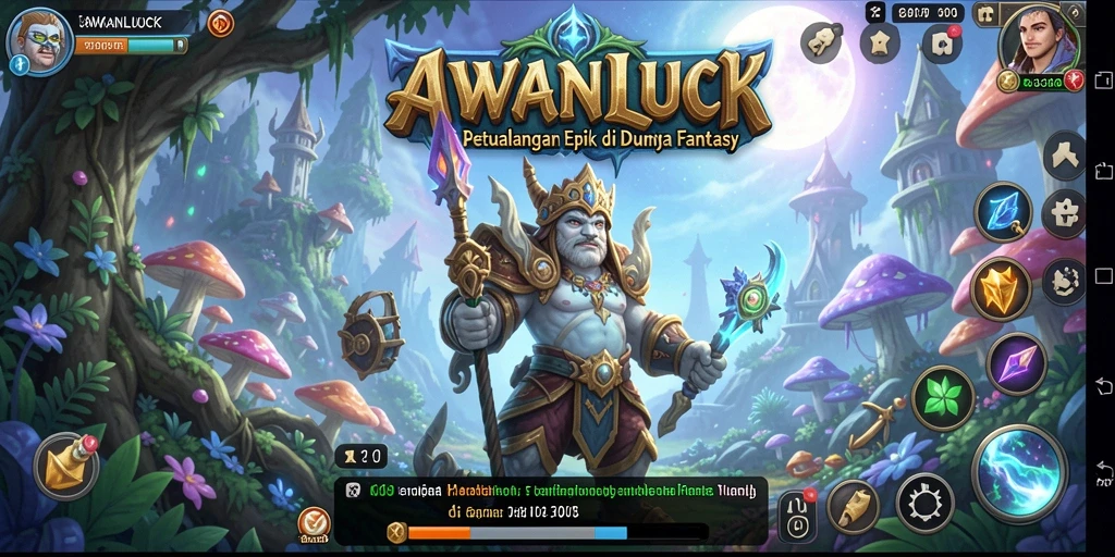 Tampilan menarik dari gameplay AWANLUCK yang penuh petualangan.