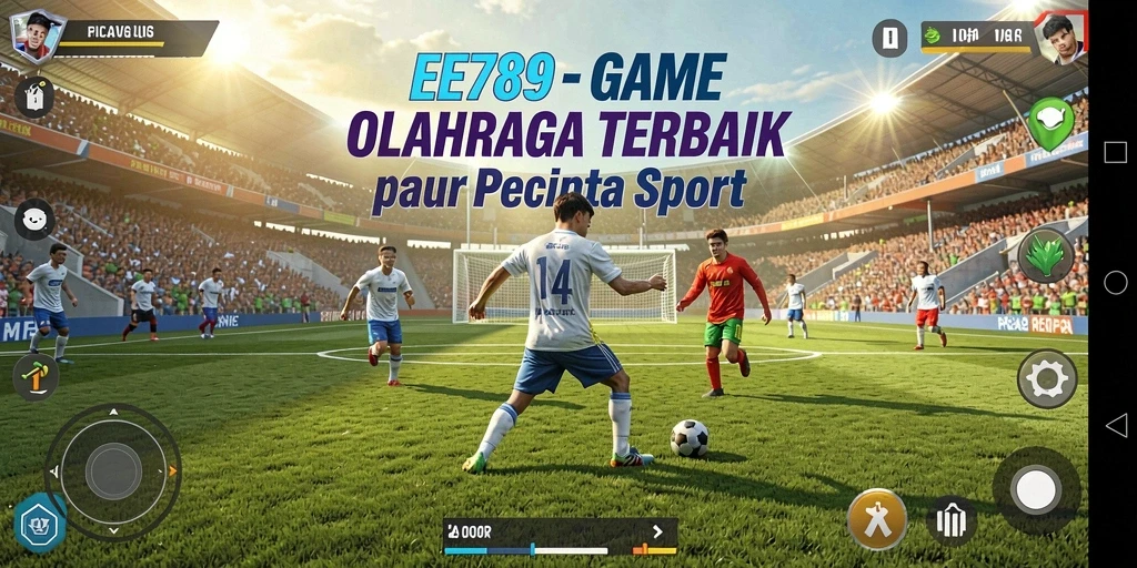 Screenshot gameplay seru dari game olahraga EE789.