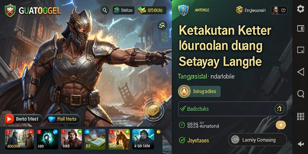 Screenshot gameplay GUATOGEL yang menampilkan momen menegangkan dan menyeramkan.