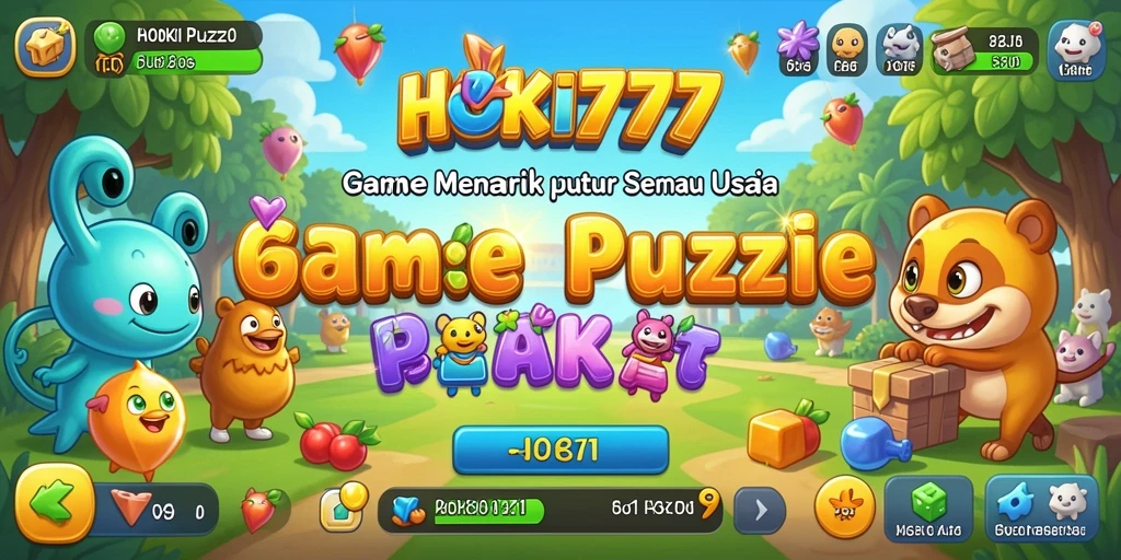 Tampilan gameplay HOKI777 yang menarik dan menantang.