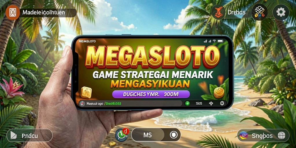 Screenshot gameplay MEGASLOTO yang menampilkan aksi strategi seru.