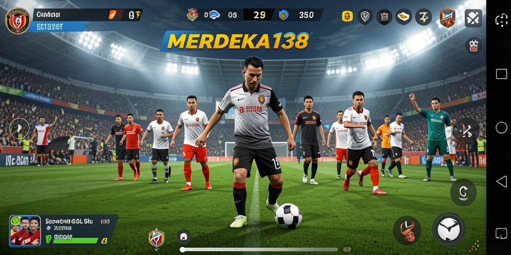 Tampilan penuh aksi dari gameplay MERDEKA138 yang menegangkan.