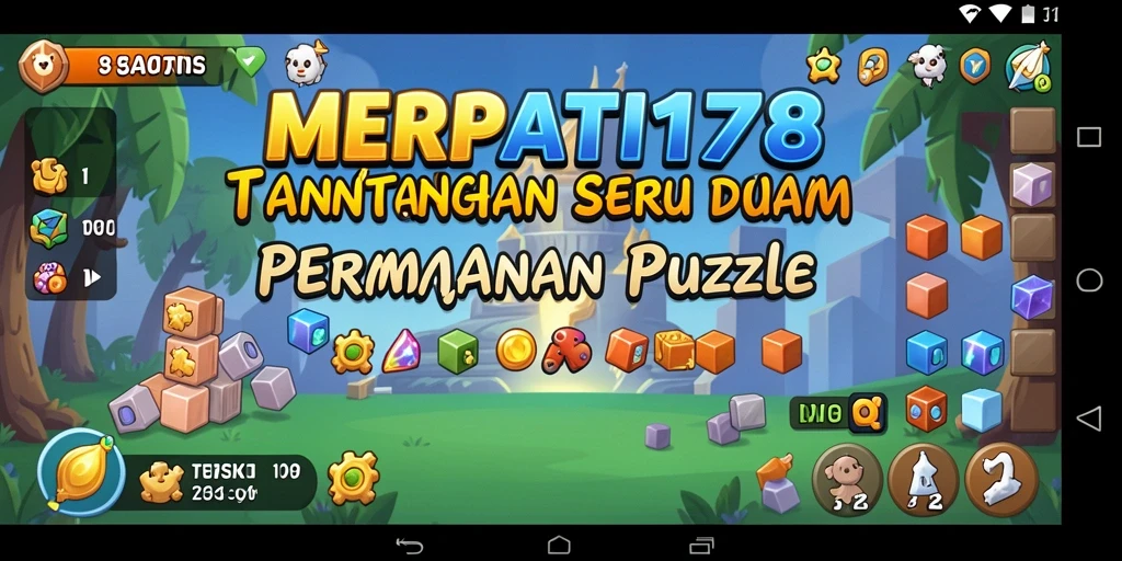 Screenshot gameplay dari MERPATI178 menampilkan tantangan puzzle yang menarik.