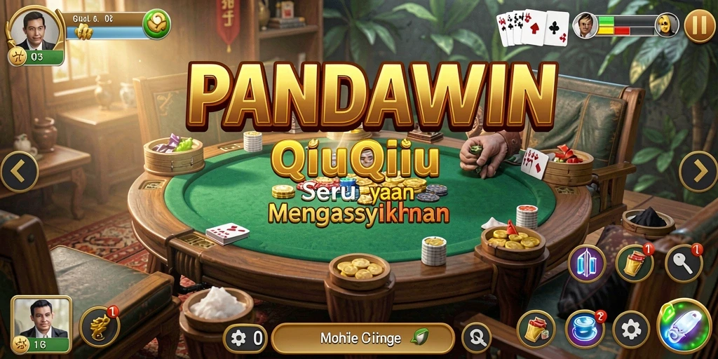Tampak seru saat bermain QiuQiu di PANDAWIN.