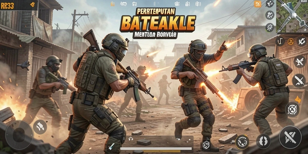Tampilan gameplay seru dari pertempuran di RR33.