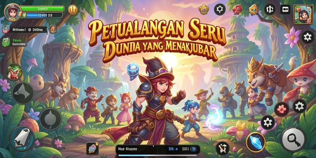Tampilan menakjubkan dari gameplay petualangan SVIP8.