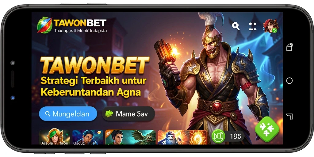 Menampilkan strategi antar pemain dalam TAWONBET.